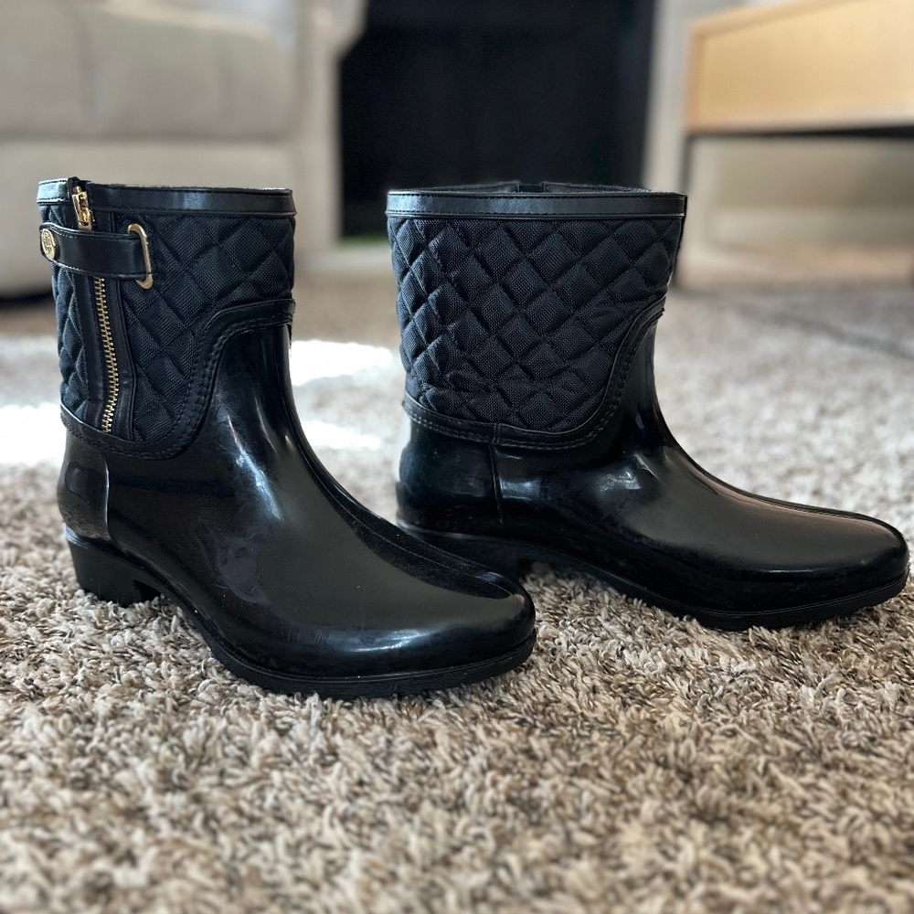 Tommy Hilfiger Quilted Rain Boots